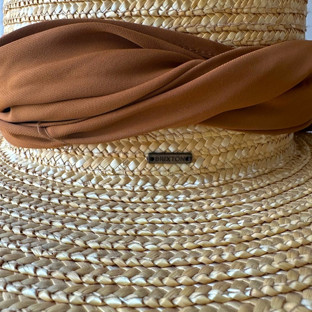 Brixton Straw Hat with Brown Band